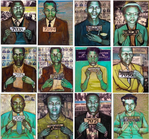 500x468 Prison Culture Parchman Farm And The Quelling Of Black Protest - Freedom Riders Painting