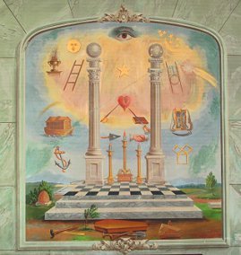 269x284 Winchester Hiram - Freemason Painting