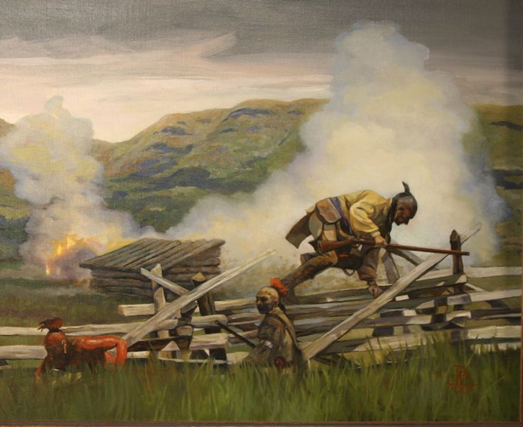 736x601 232 Best French Amp Indian War Reenactors Images - French And Indian War Painting