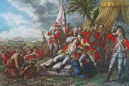 550x365 Louis Joseph De Montcalm Grozon, Marquis De Montcalm French - French And Indian War Painting