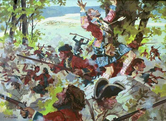699x510 Paintings By Nat Youngblood - French And Indian War Painting