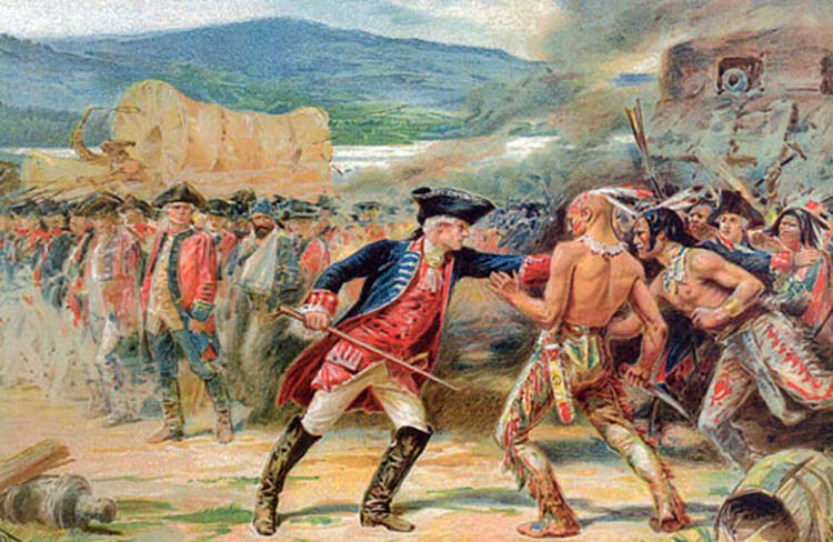 750x488 The Beginning Of The French And Indian War - French And Indian War Painting