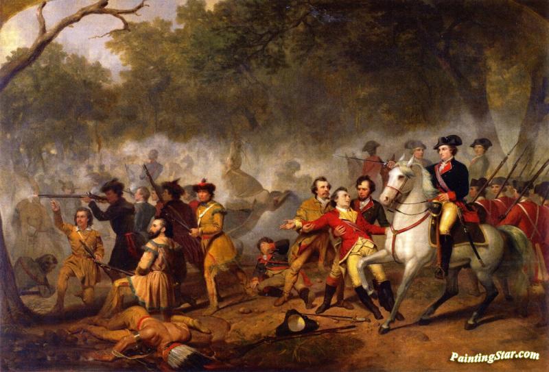 800x543 Washington As Captain In The French And Indian War Artwork By - French And Indian War Painting