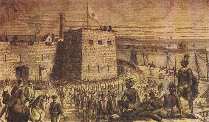 806x470 French Indian War. Mercer, James. French Indian War. An Archive - French And Indian War Painting