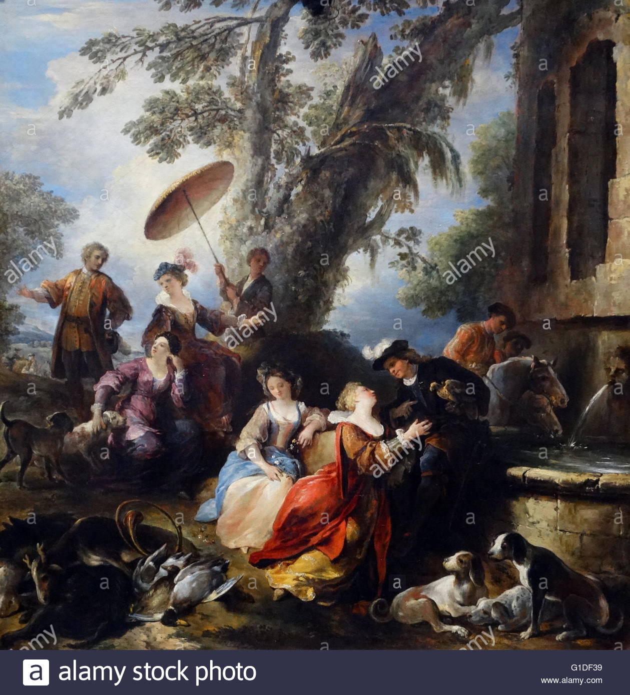 1259x1390 Painting Titled - French Baroque Painting