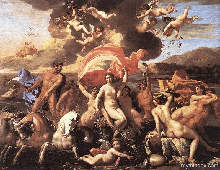 745x577 The Triumph Of Neptune, By Nicolas Poussin (1594 1665), French - French Baroque Painting