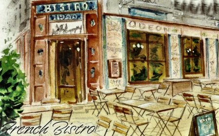 450x281 French Bistro 1 - French Bistro Painting