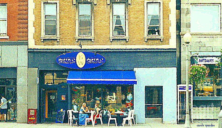 900x519 Paris Style French Bistro Art Sidewalk Cafe Terrace Antique Shop C - French Bistro Painting