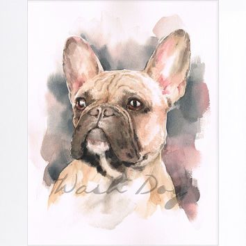 354x354 Shop French Bulldog Art Prints On Wanelo - French Bulldog Painting
