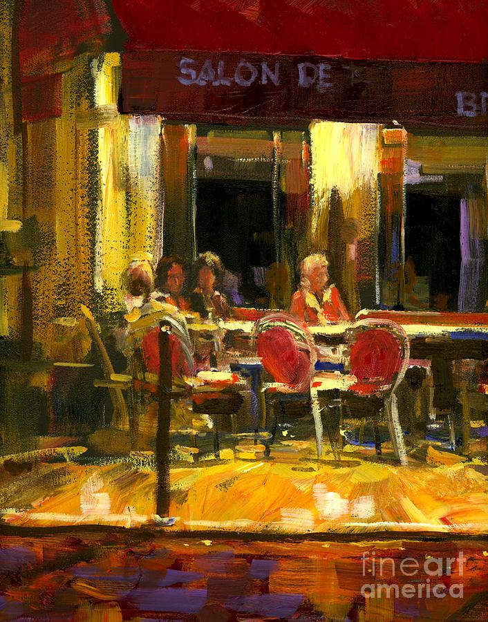French Cafe Painting
