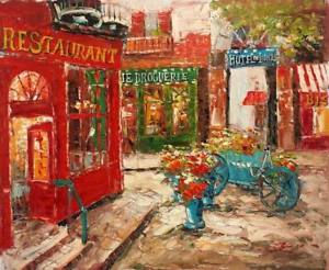 French Cafe Painting at PaintingValley.com | Explore collection of ...