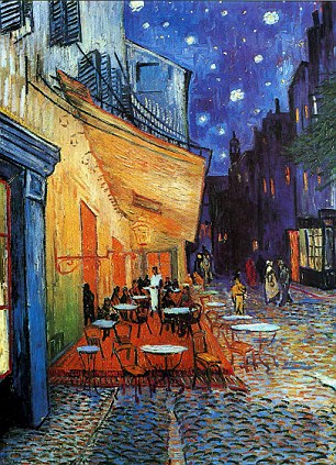 306x423 French Art Breaks Ambling The Footsteps Of Van Gogh - French Cafe Painting
