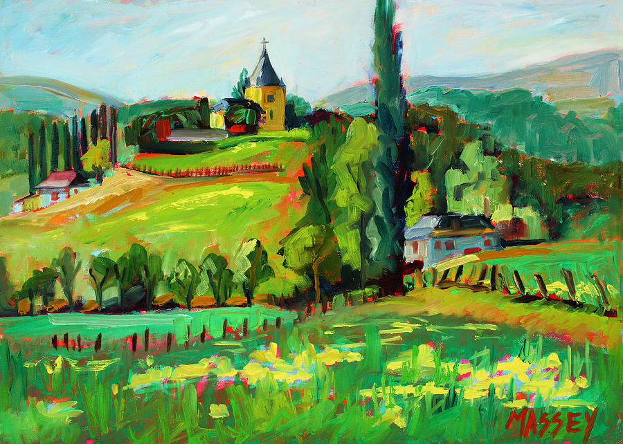 900x642 French Country Plein Air Painting By Marie Massey - French Country Painting