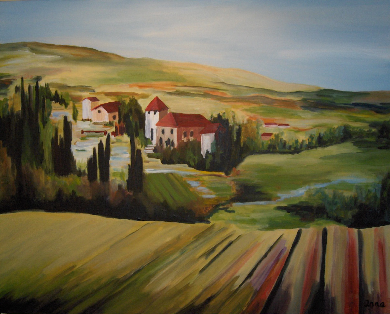 1261x1017 Anna Pap Color Amp Form Converge In Contemporary Painter's Work - French Country Painting