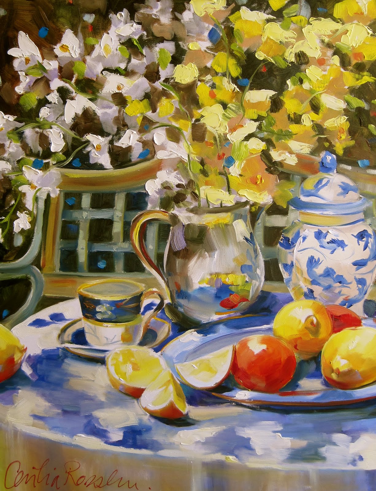 1226x1600 Atelier Cecilia Rosslee French Style Painting - French Country Painting