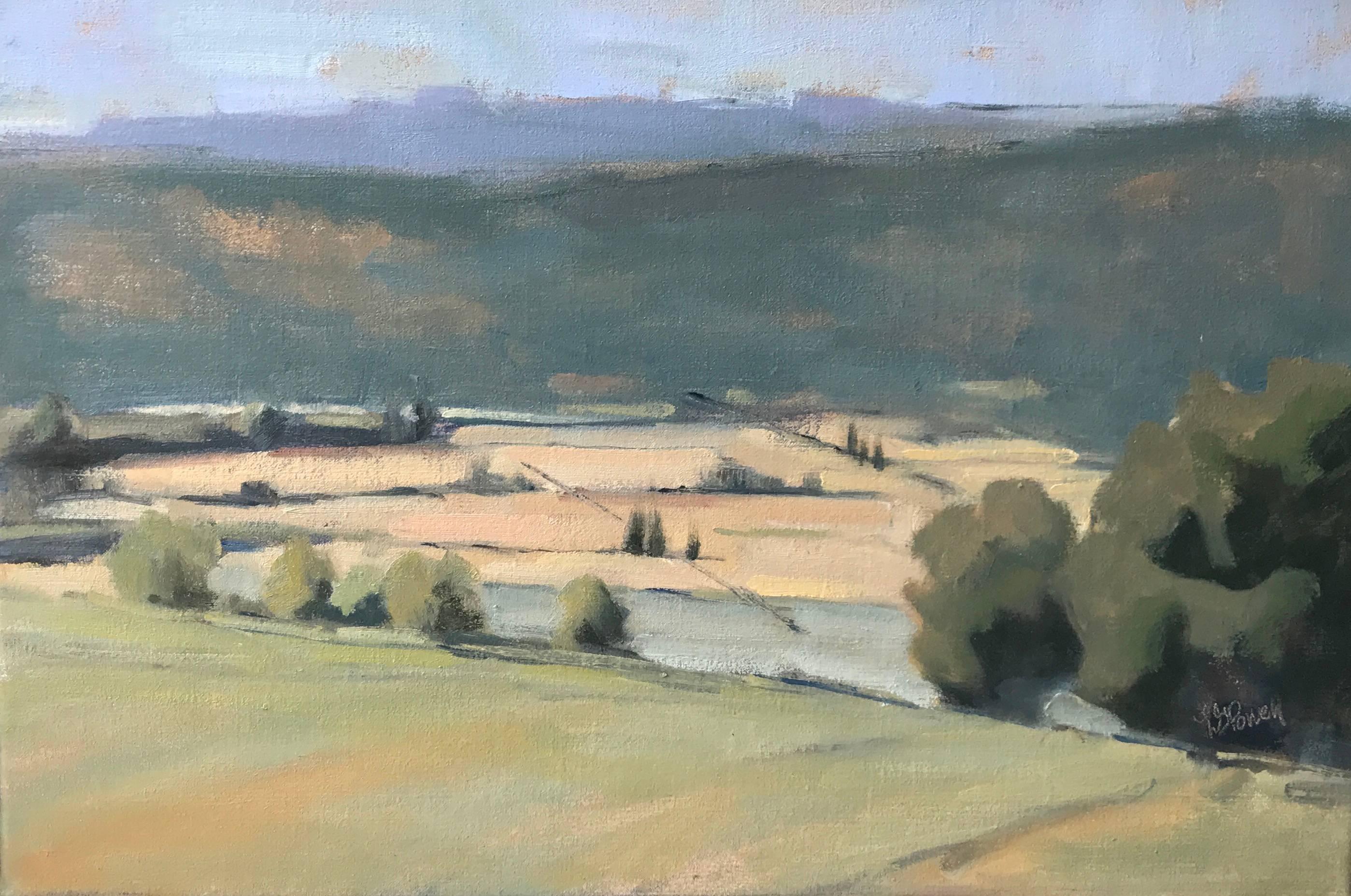 2797x1857 Lesley Powell - French Countryside Painting