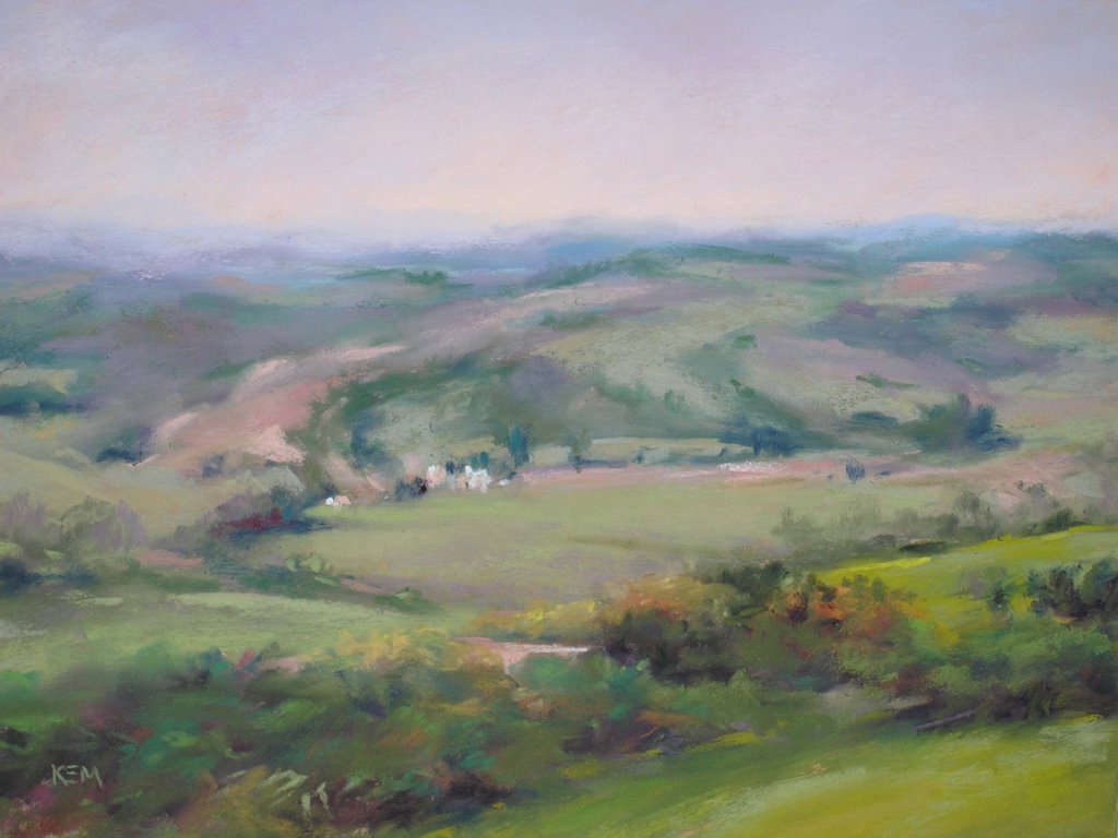 1024x768 Painting My World French Countryside Painting - French Countryside Painting