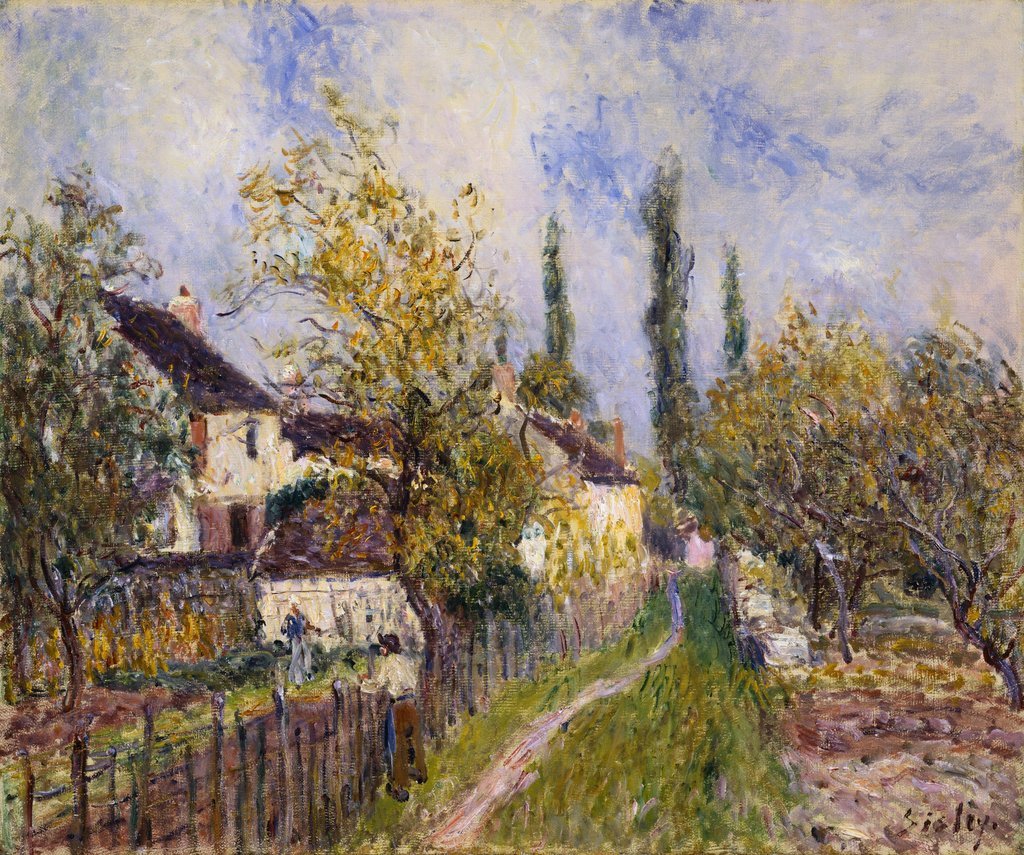 1024x855 Painting Of The French Countryside Posters Amp Prints By Alfred Sisley - French Countryside Painting