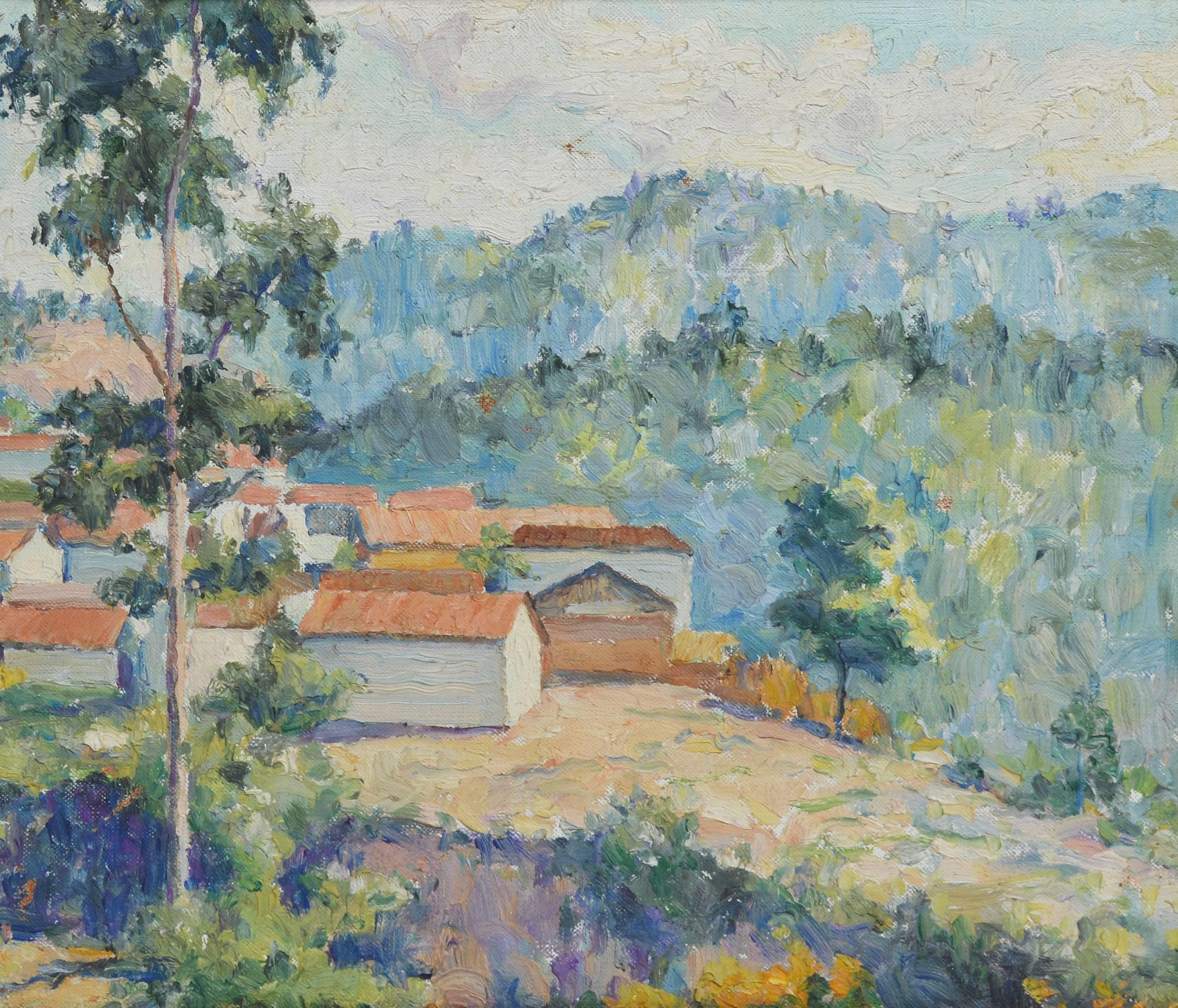 2733x2338 Unknown - French Countryside Painting