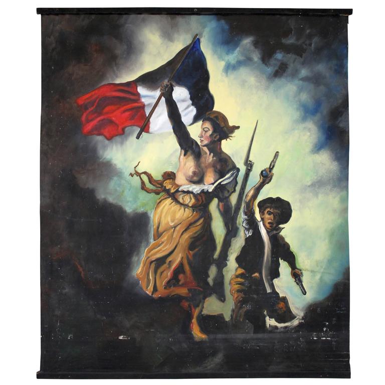 French Flag Painting At PaintingValley Com Explore Collection Of   French Flag Painting 17 