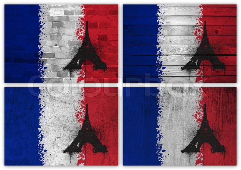 800x566 French Flag Collage Stock Photo Colourbox - French Flag Painting