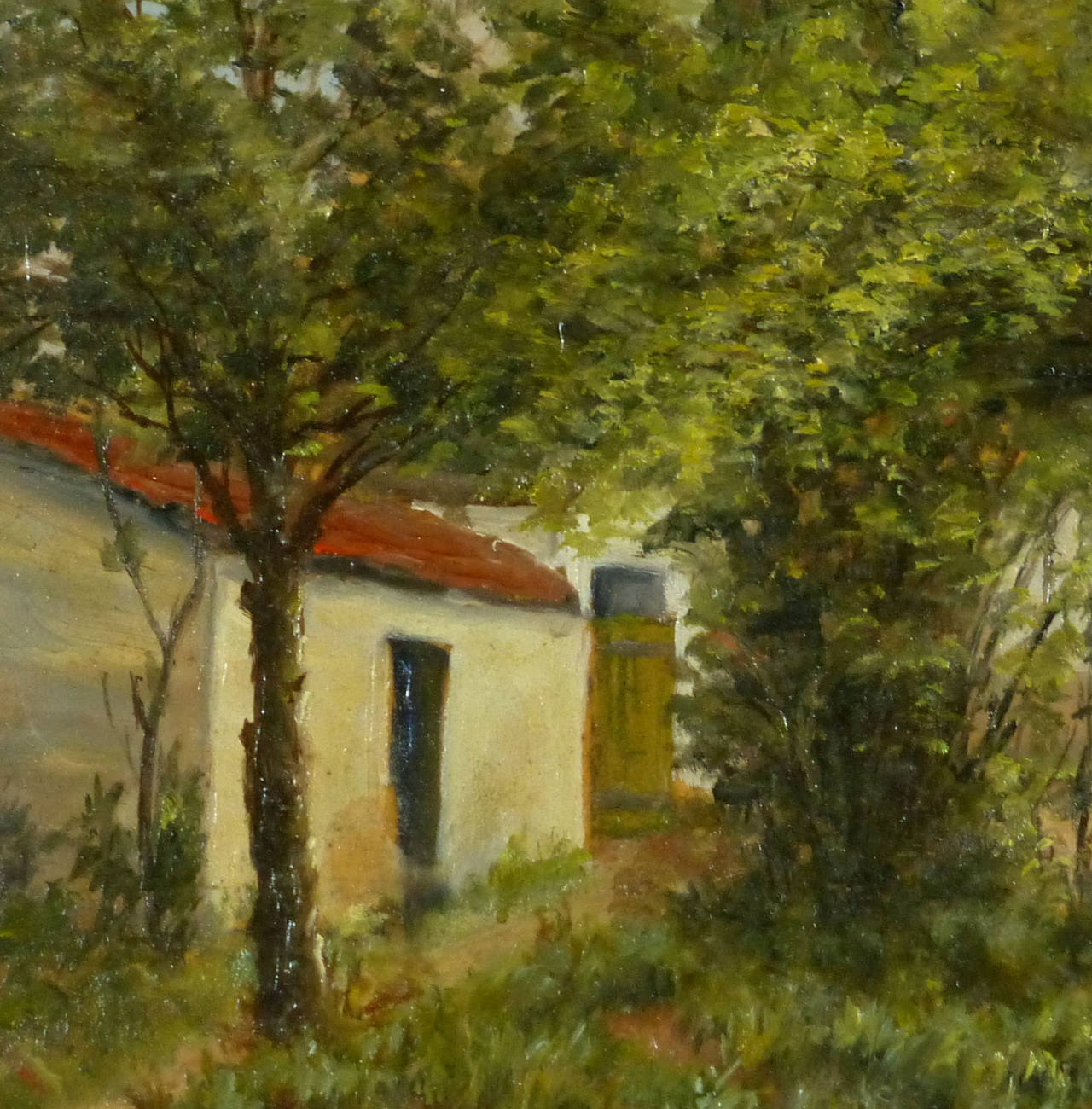 1280x1300 Jean Gil Sauldubois - French Garden Painting