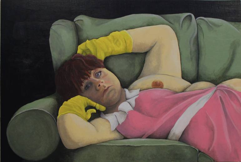 770x517 Saatchi Art Draw Me Like One Of Your French Girls Painting By - French Girl Painting