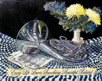 340x270 French Horn Painting Etsy - French Horn Painting