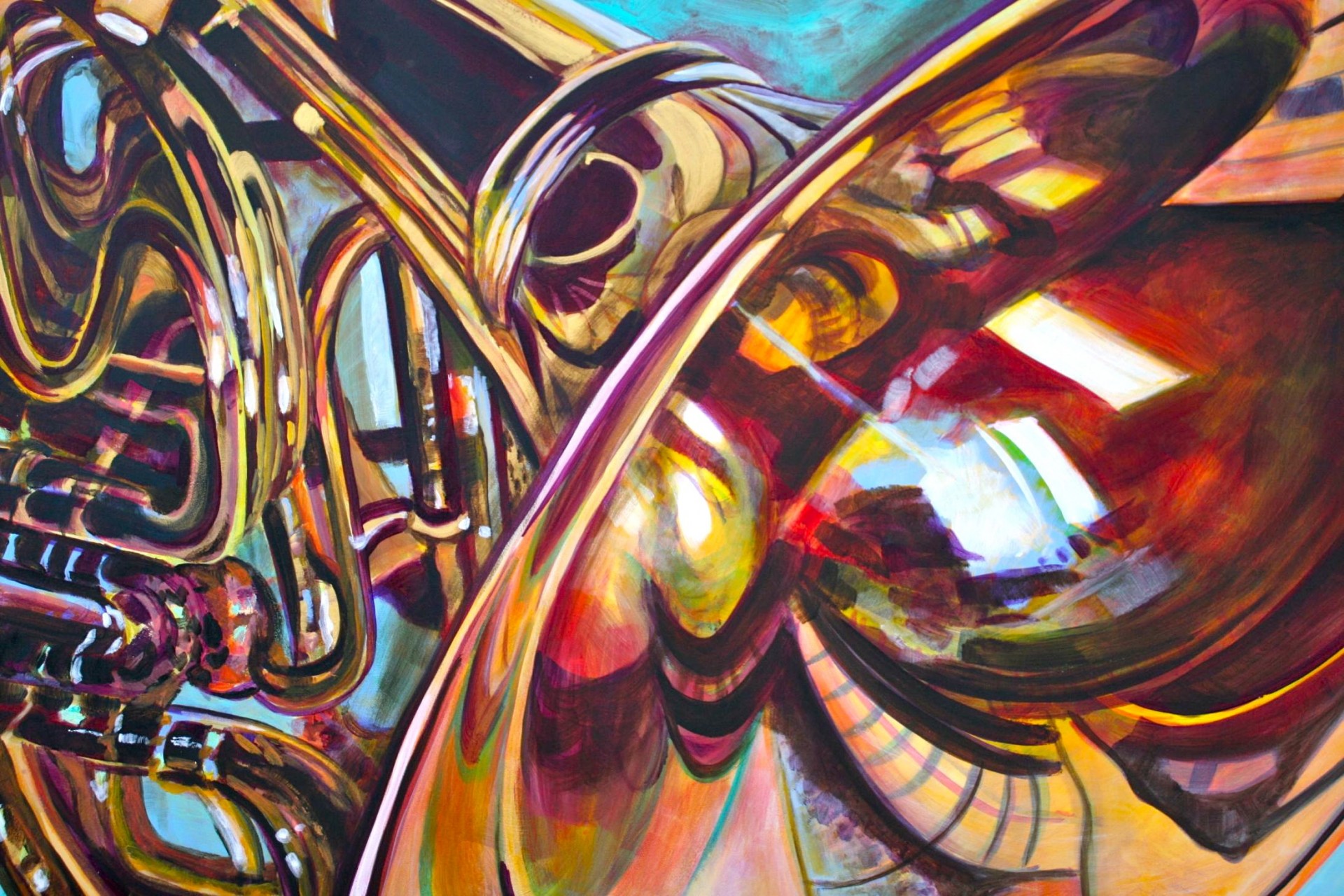 french-horn-painting-at-paintingvalley-explore-collection-of