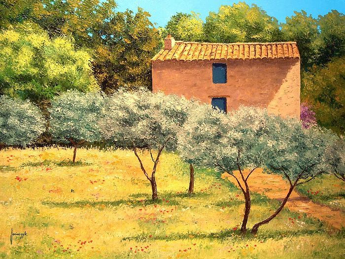 700x525 Dreamy Provence - French Landscape Painting