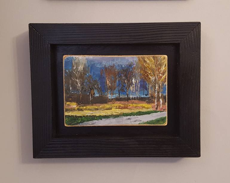 770x612 Saatchi Art Abstract French Landscape Painting By Lewis Stevens - French Landscape Painting