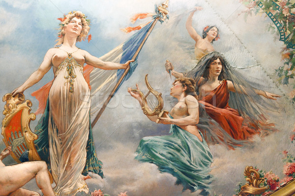 600x400 Old French Painting Stock Photo Bidouze (Smithore - French Painting