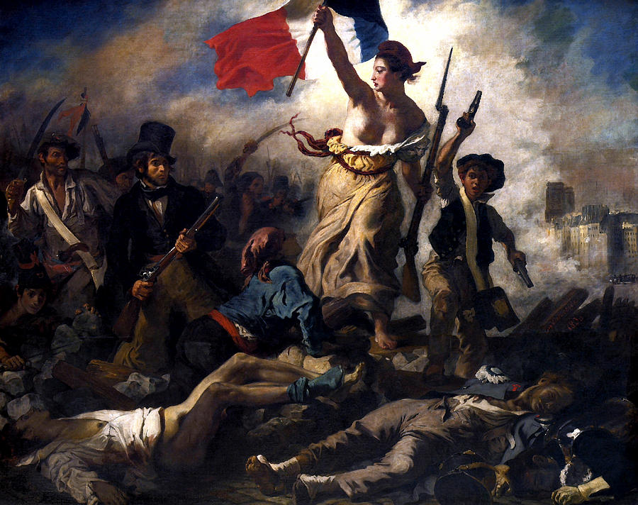 900x712 Liberty Leading The People During The French Revolution Painting - French Painting Revolution