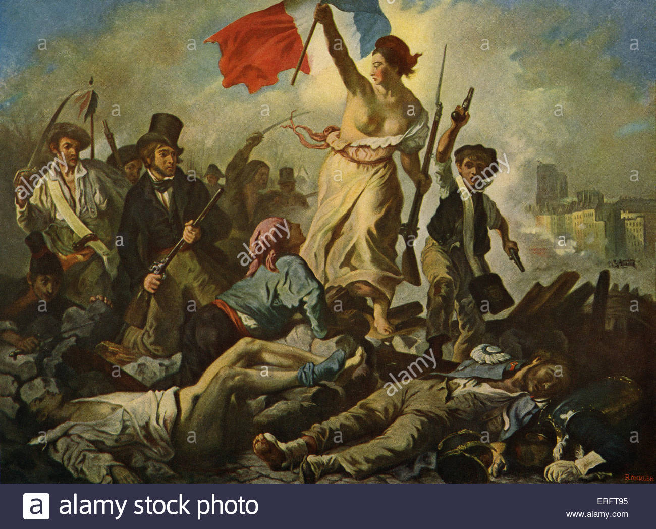 1300x1048 Liberty Leading The People, 28 July 1830' - French Painting Revolution