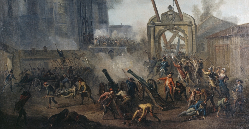 1038x539 This Painting The Capture Of The Bastille Hangs In The M 2 - French Painting Revolution