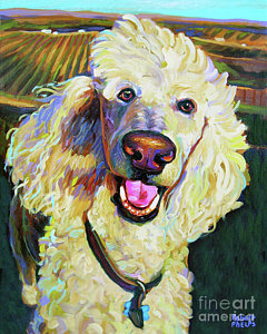 240x300 French Poodle Paintings Pixels - French Poodle Painting