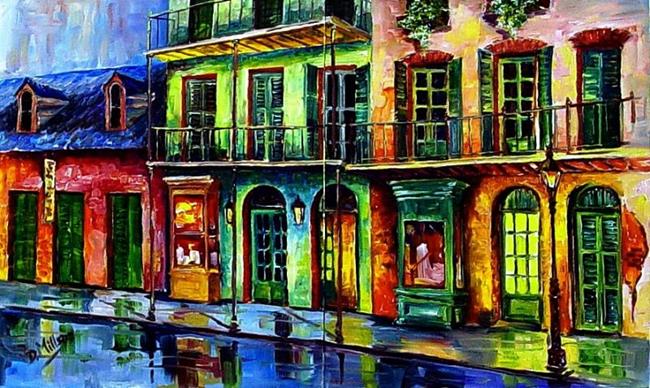 650x388 Rainy French Quarter - French Quarter Painting