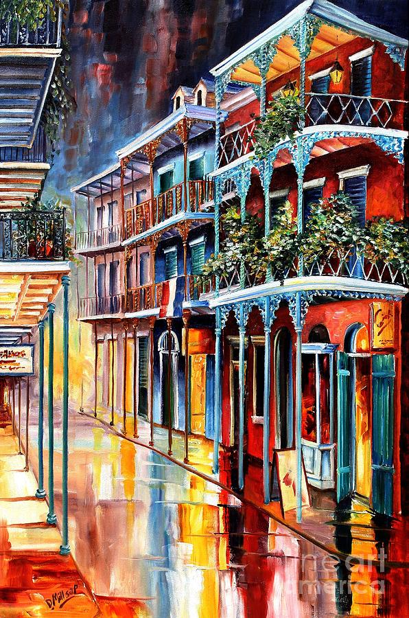 596x900 Sparkling French Quarter Painting By Diane Millsap - French Quarter Painting