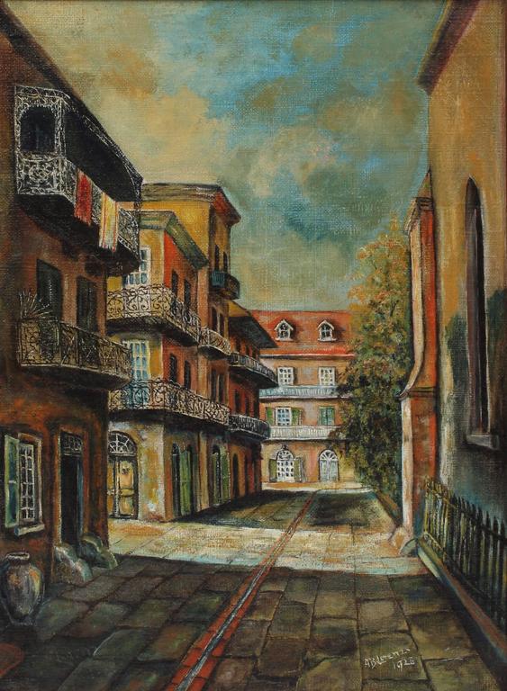 563x768 Unknown - French Quarter Painting