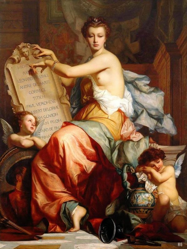 600x800 Books And Art La Renaissance. Charles Zacharie Landelle (French - French Renaissance Painting