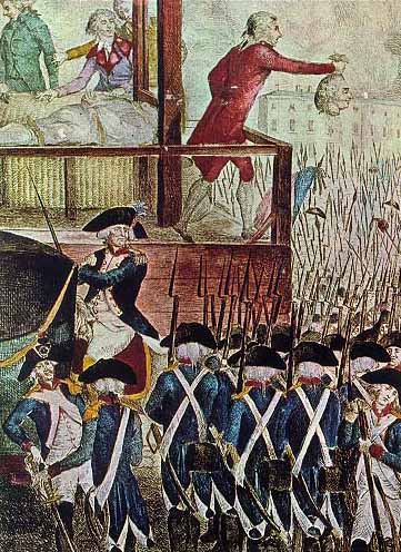 361x496 French Revolution - French Revolution Guillotine Painting