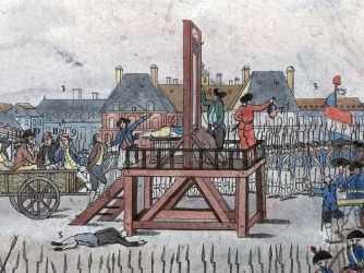 334x250 French Revolution Causes And Timeline - French Revolution Guillotine Painting