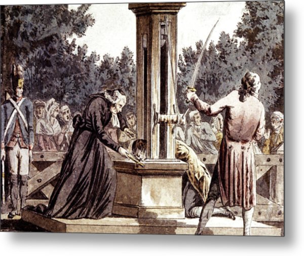 600x504 French Revolution Beheadings Photograph By Cci Archives - French Revolution Guillotine Painting