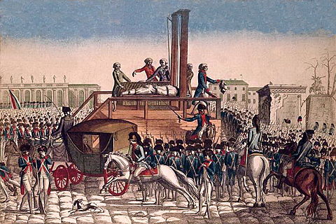 480x320 Timeline Of The French Revolution - French Revolution Guillotine Painting
