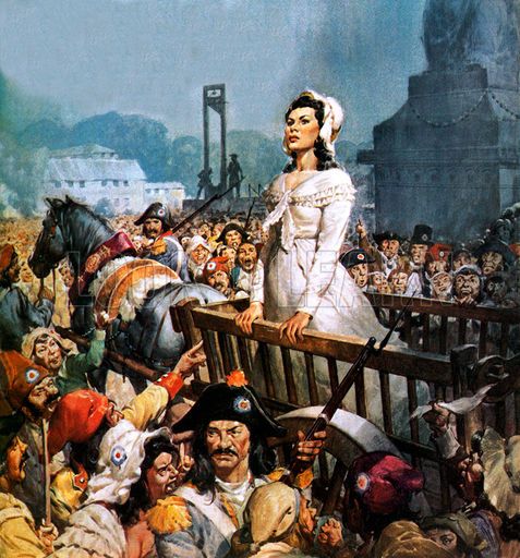 477x512 19 Best Inspiration For Silence In The Mist Images - French Revolution Guillotine Painting