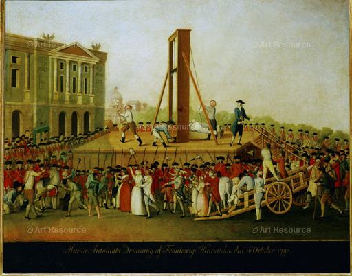 512x402 Year 9 History - French Revolution Guillotine Painting