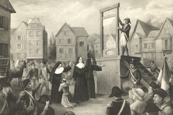 600x400 Canada And The French Revolution All About Canadian History - French Revolution Guillotine Painting