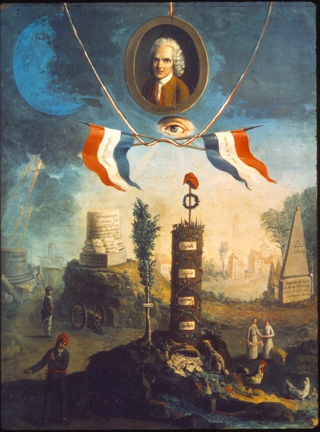 626x844 French Revolution Iirousseau And The Revolution - French Revolution Painting