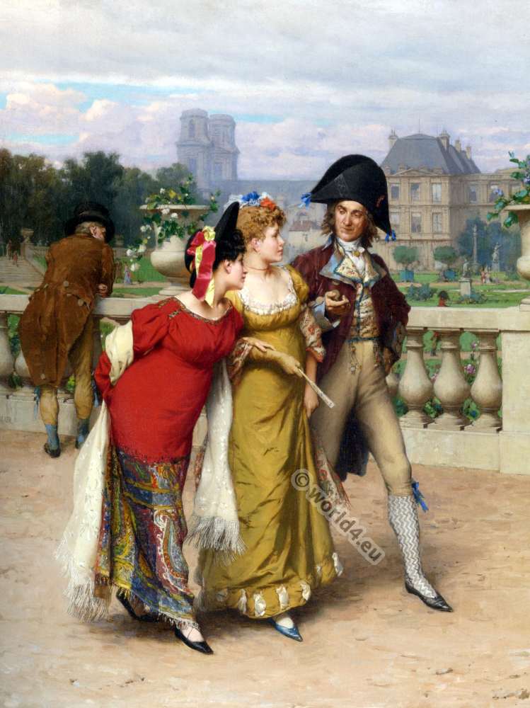 749x1000 Fashion Under The French Revolution 1789 To 1802. Costume History - French Revolution Painting 1789