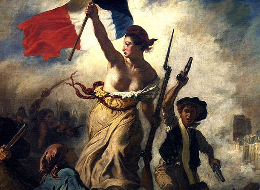 513x375 Liberty Guiding The People, A Painting By Delacroix Inspired By - French Revolution Painting